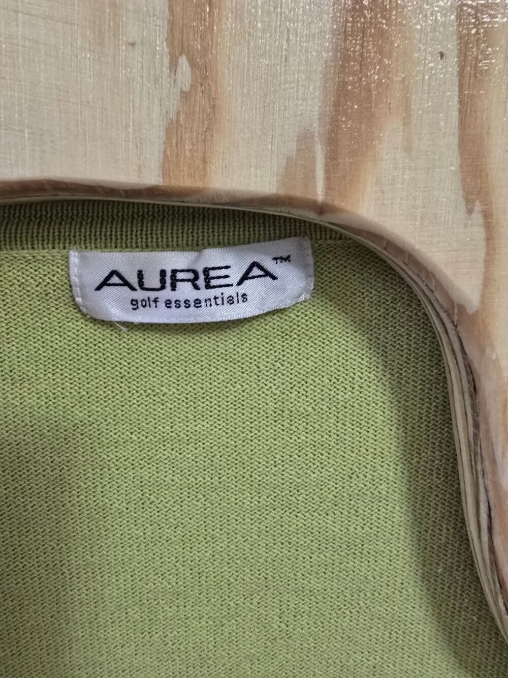 Aurea Women's Green Golf Cardigan Sweater - Size S - Picture 2 of 6
